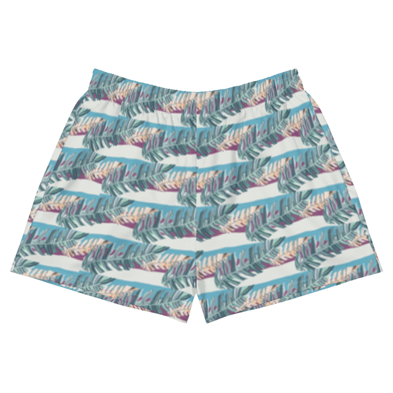 Tropical Stripes | Unisex Athletic Shorts product image (7)