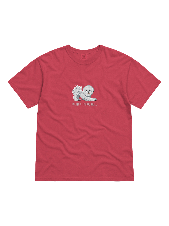 Bichon Impossible T-Shirt(Embroidered) of a Bichon Frise product image (263)