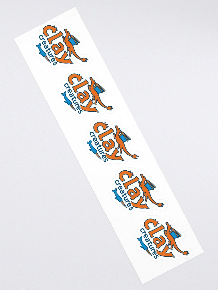 Clay Creatures Kiss Cut Stickers (Set of 5) product image (2)