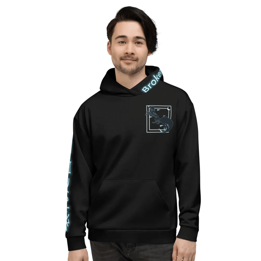 9 Tails Alt Design Kitsune Allover Hoody product image (5)