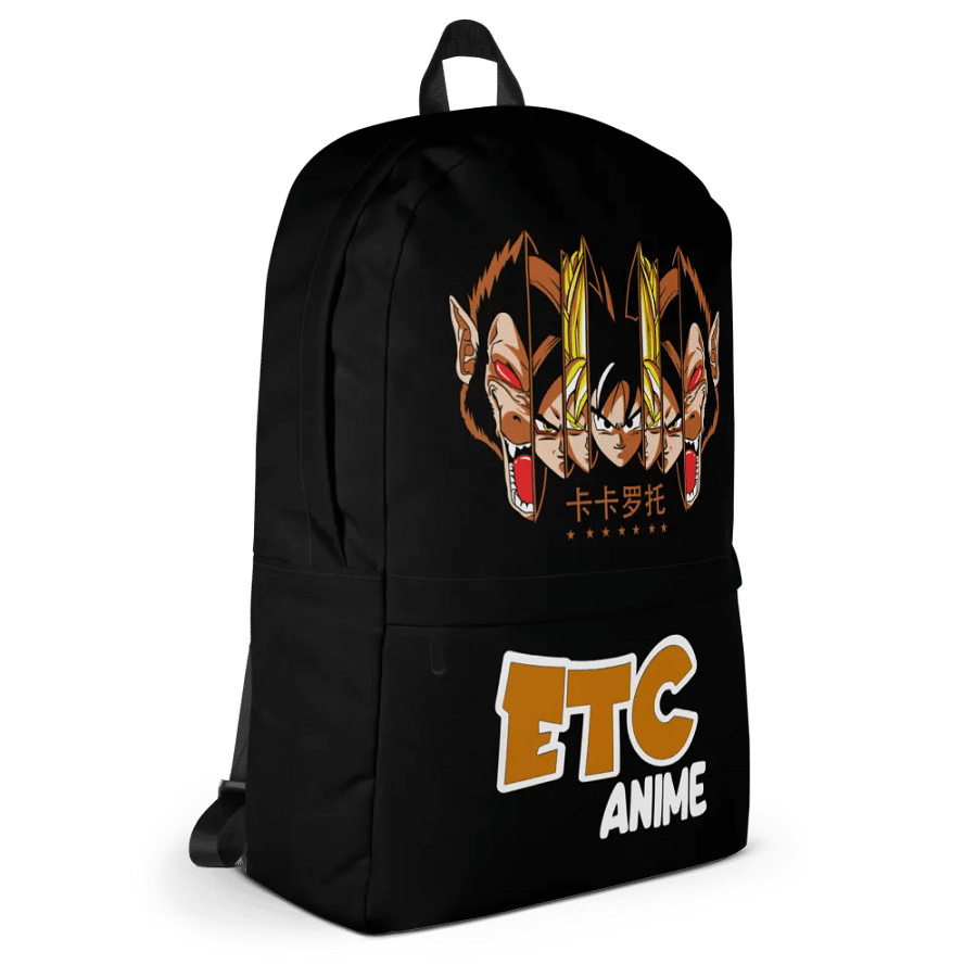 Stealthy Black All-Over Backpack product image (3)