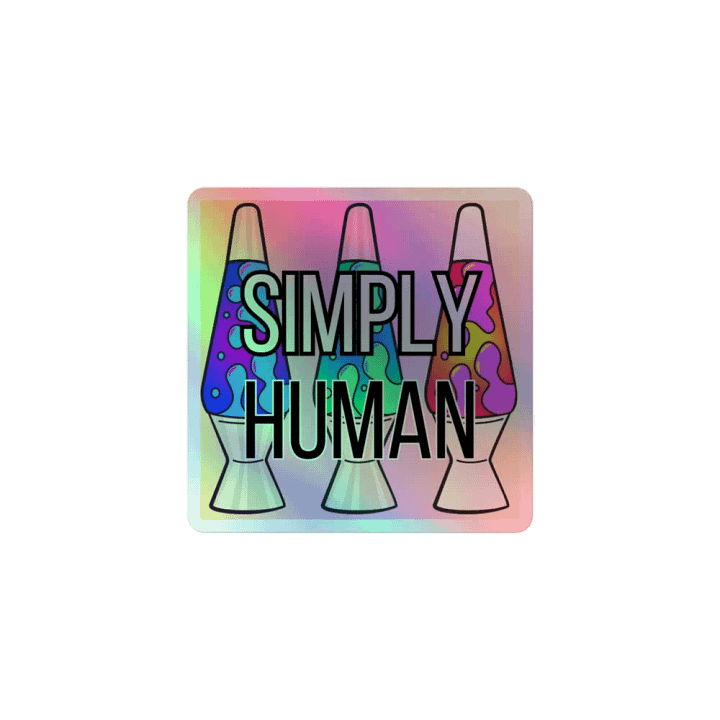 Simply Human Sticker product image (1)