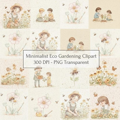 🌿 New in the shop: a 115-piece Minimalist Gardening Clipart Bundle ✨

Each illustration is created in a clean, elegant contin...