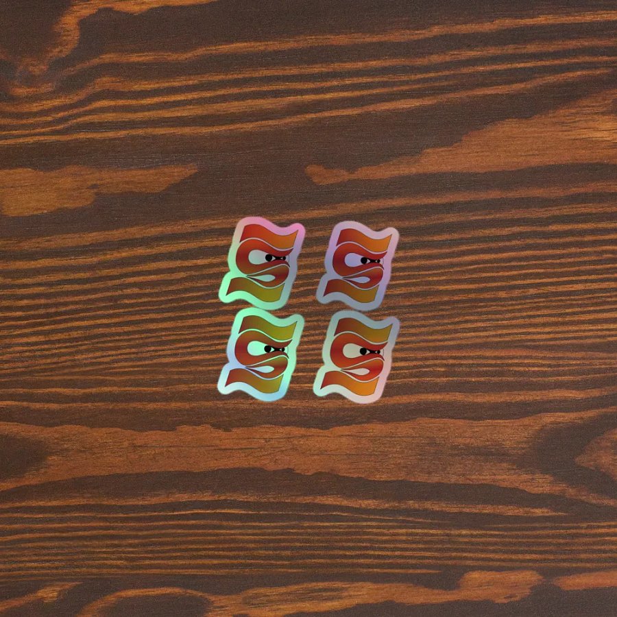 Tiki holo stickers product image (5)