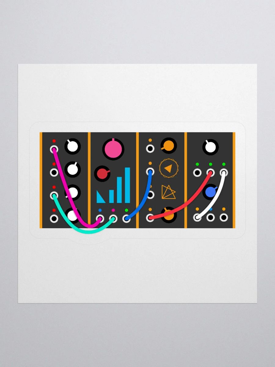 Boutique Modular Synth Sticker product image (2)