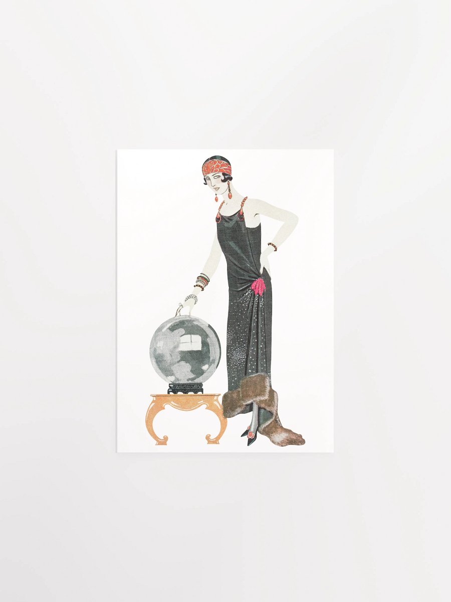 Mystical Art Deco Crystal Ball Poster product image (3)