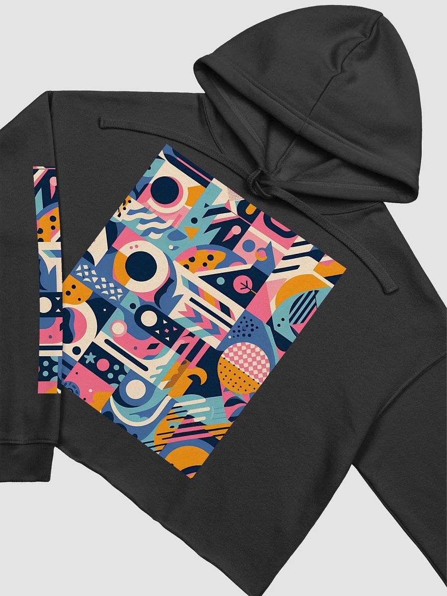 Funky Fusion: Cutout Collage: Crop Hoodie product image (3)