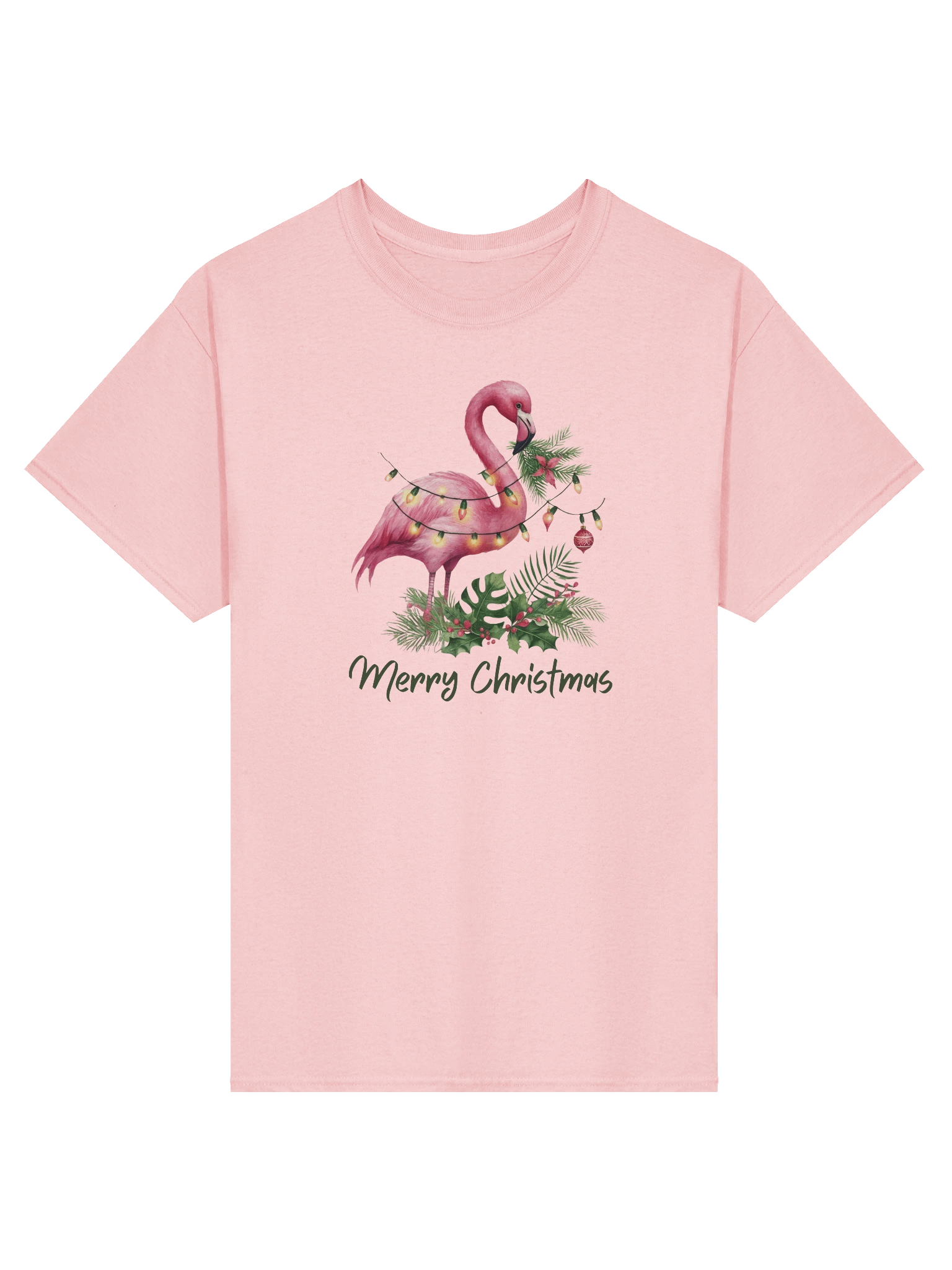 Flamingo Merry Christmas T-shirt product image (6)