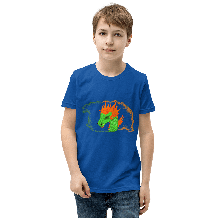 Dragon's Fiery Gaze Youth T-Shirt product image (1)