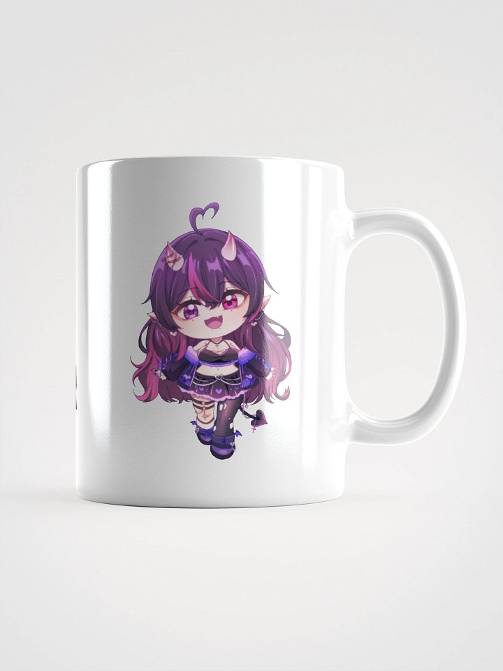 Chibi Horned Duo White Glossy Mug product image (1)