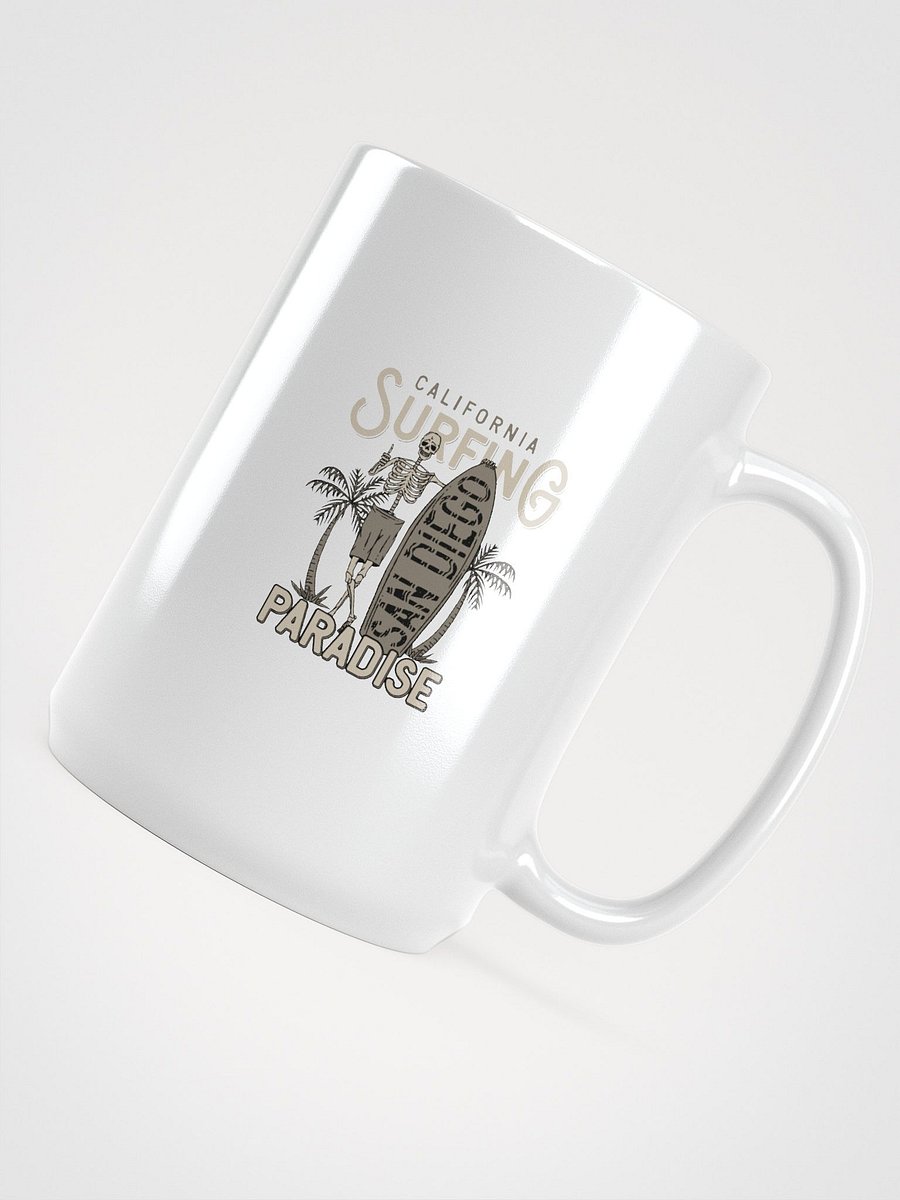 California Surfing Skeleton Mug product image (4)