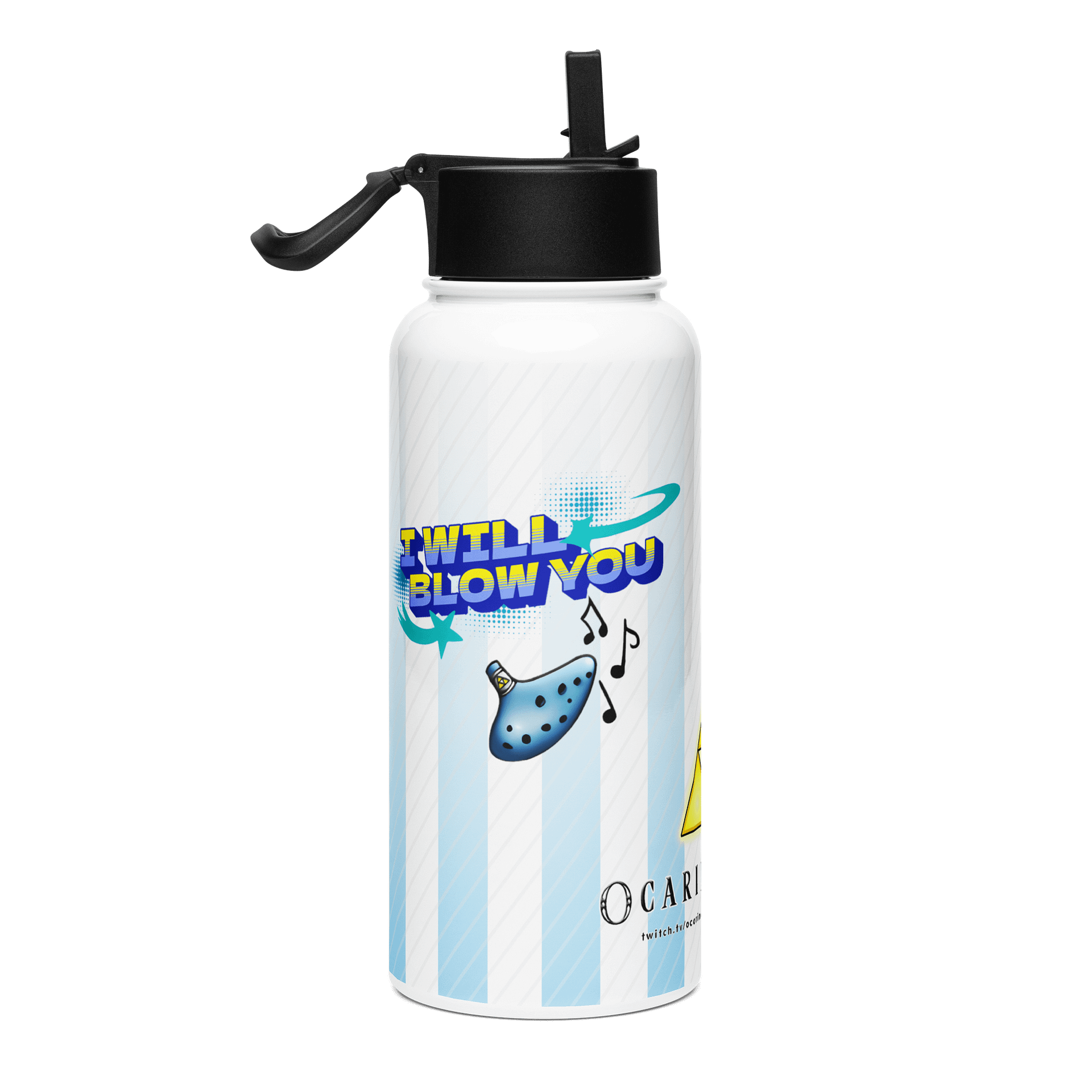 Blow You Stainless Steel Water Bottle with a Straw Lid product image (4)