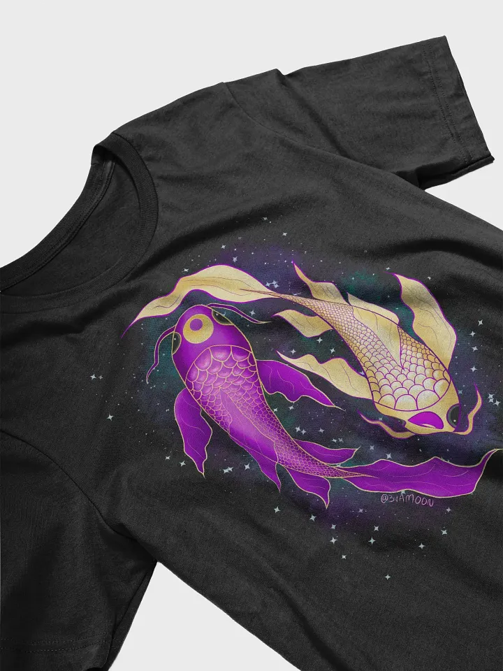 Moonie Koi tee shirt! Black or Navy Unisex product image (1)