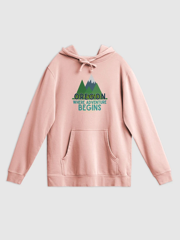 Oregon Adventure Mountain Pigment Dyed Hoodie product image (1)