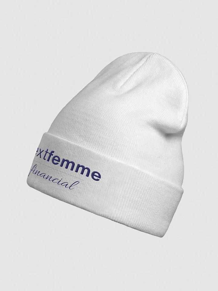 Knit Beanie with Navy Logotype product image (2)