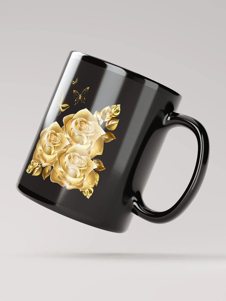 Golden Elegance Rose Mug product image (4)