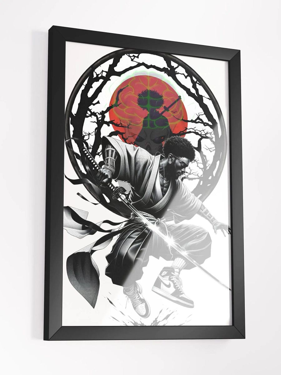 Black Samurai Framed Poster product image (3)