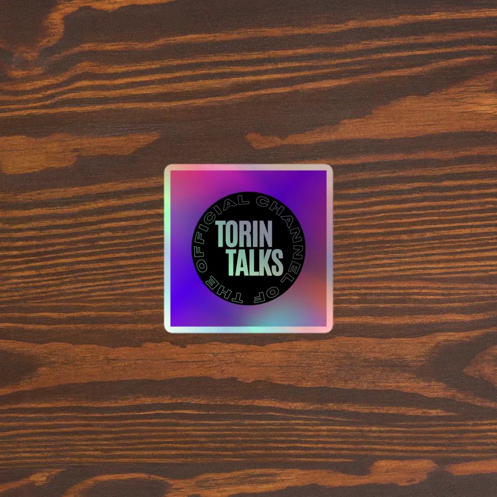 Torin Talks Holographic Sticker Set product image (5)