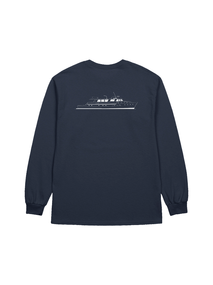 Long Sleeve – Tangaroa Boat Outline product image (2)