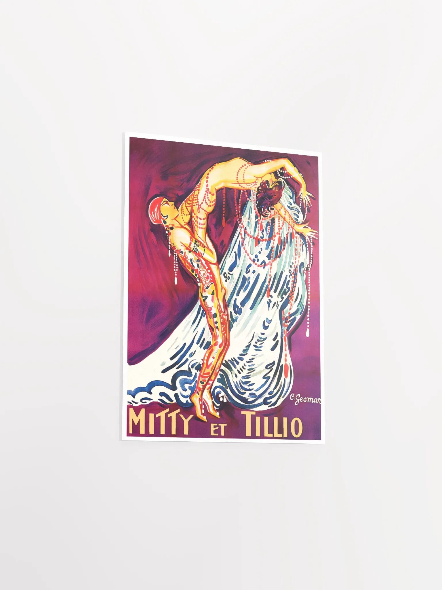 Mitty and Tillio Vintage Theatre Dance Poster product image (8)