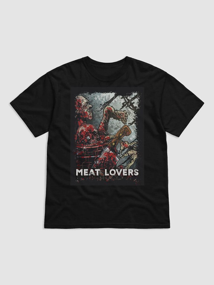 Meat Lovers unisex black tee product image (1)