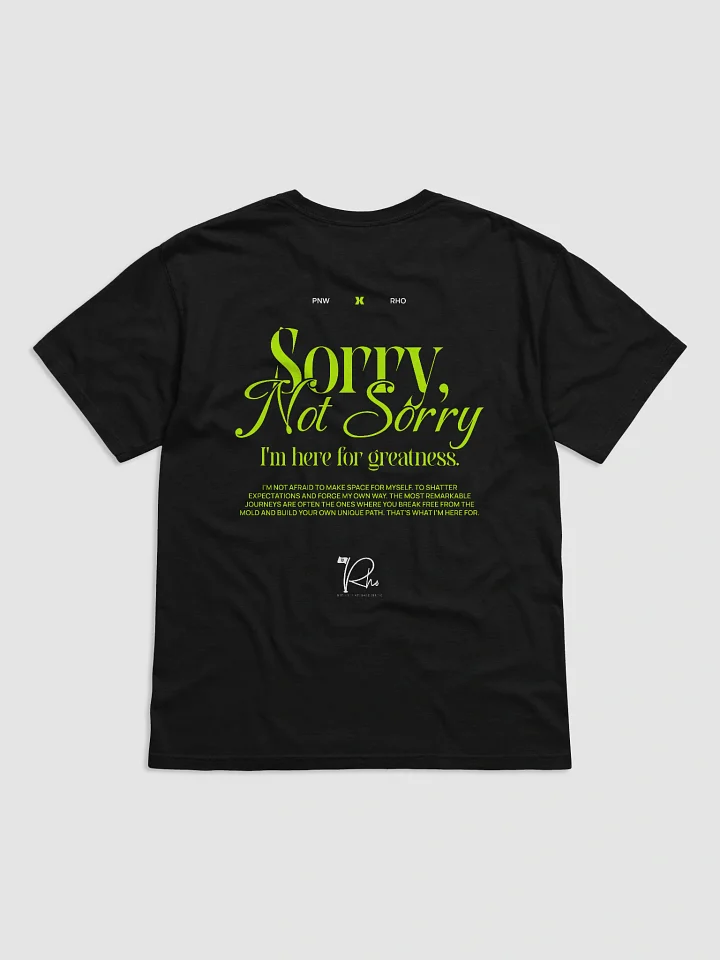 Sorry Not Sorry x Rho Adult Tee product image (6)
