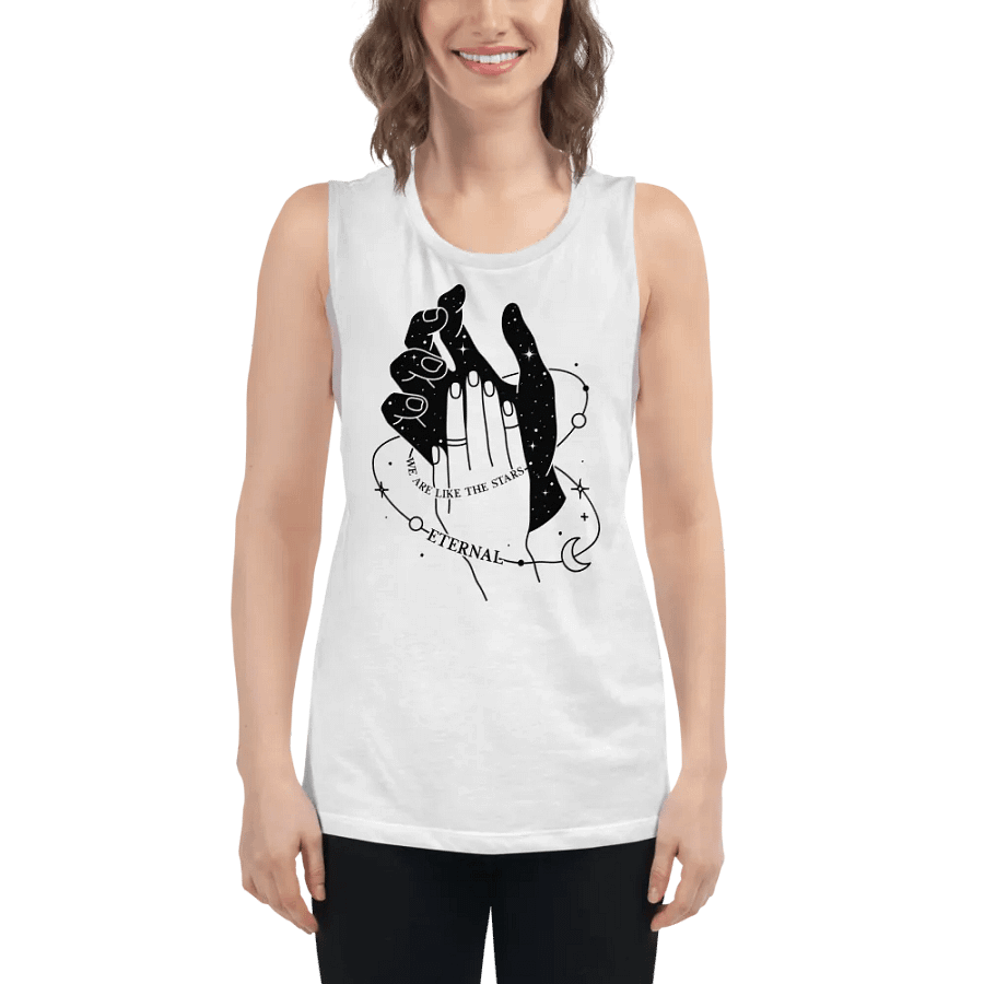 We Are Like The Stars Bella+Canvas Women's Flowy Muscle Tank product image (50)