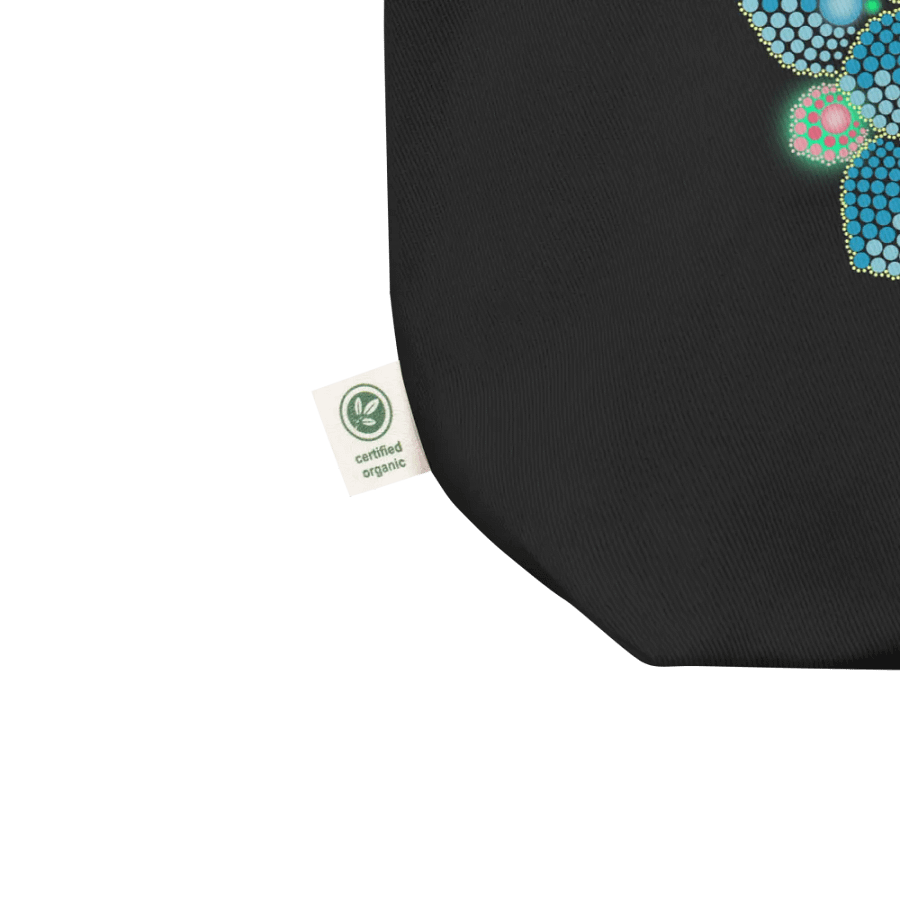 Summer Rain Mandala Eco-Friendly Organic Tote Bag product image (5)
