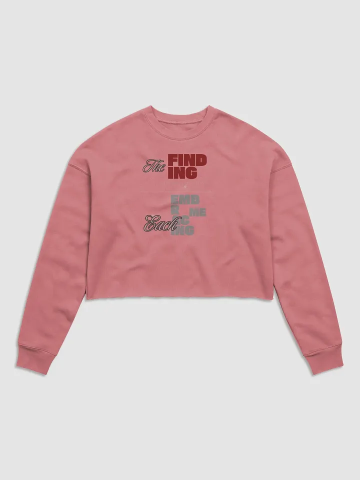 FINDING Each: Women's Cozy Crop Sweatshirt product image (1)
