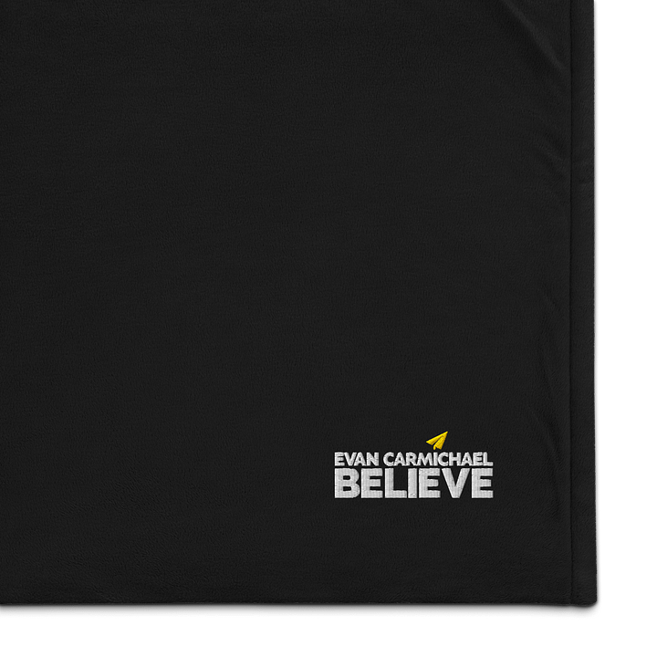 #Believe Port Authority Embroidered Premium Sherpa Blanket product image (1)