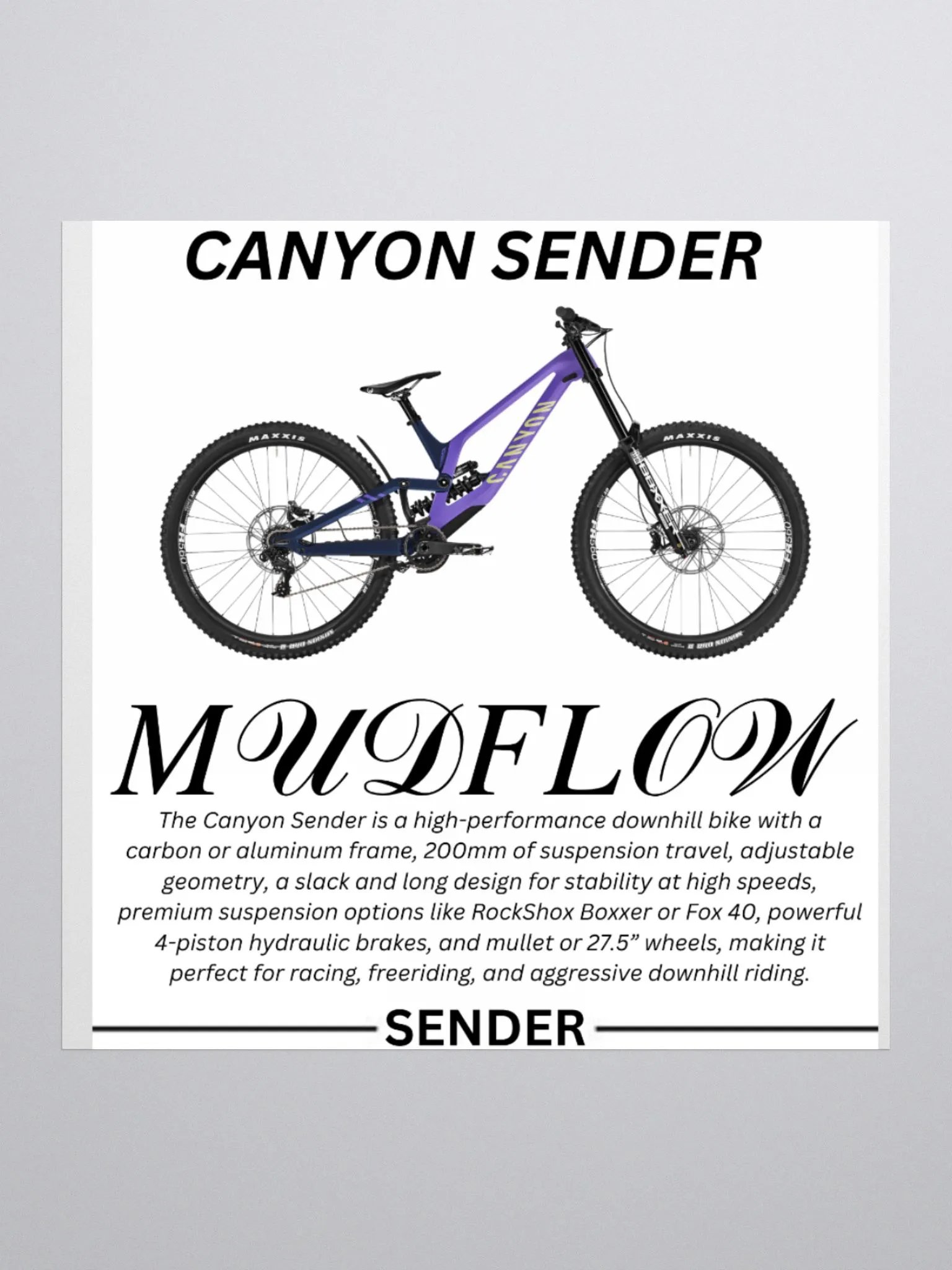 Mudflow Canyon Sender Sticker product image (11)