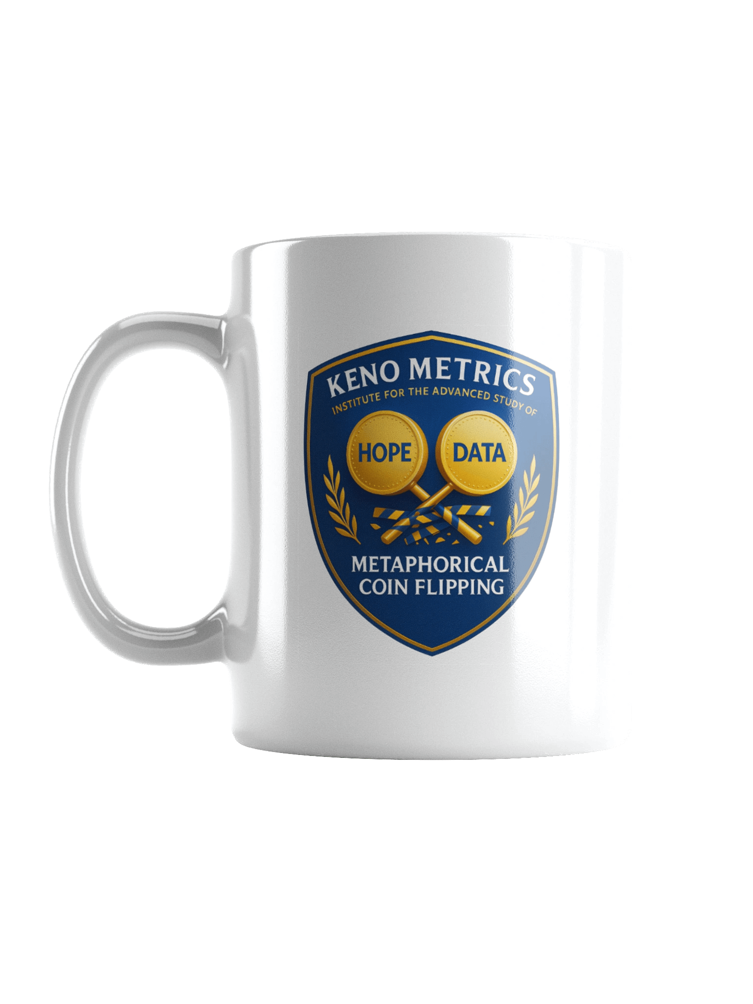 White Keno Jackpots - Keno Metrics Mug - Double Images product image (1)
