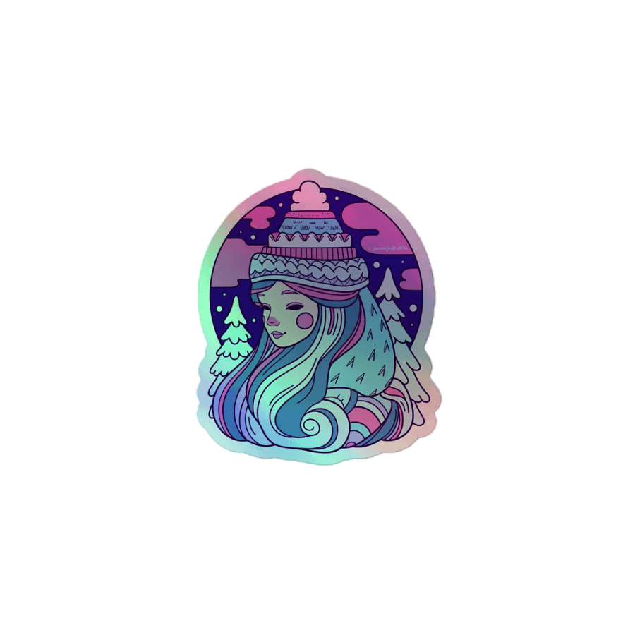 Aurora | 3D Holographic Kiss-Cut Sticker product image (2)