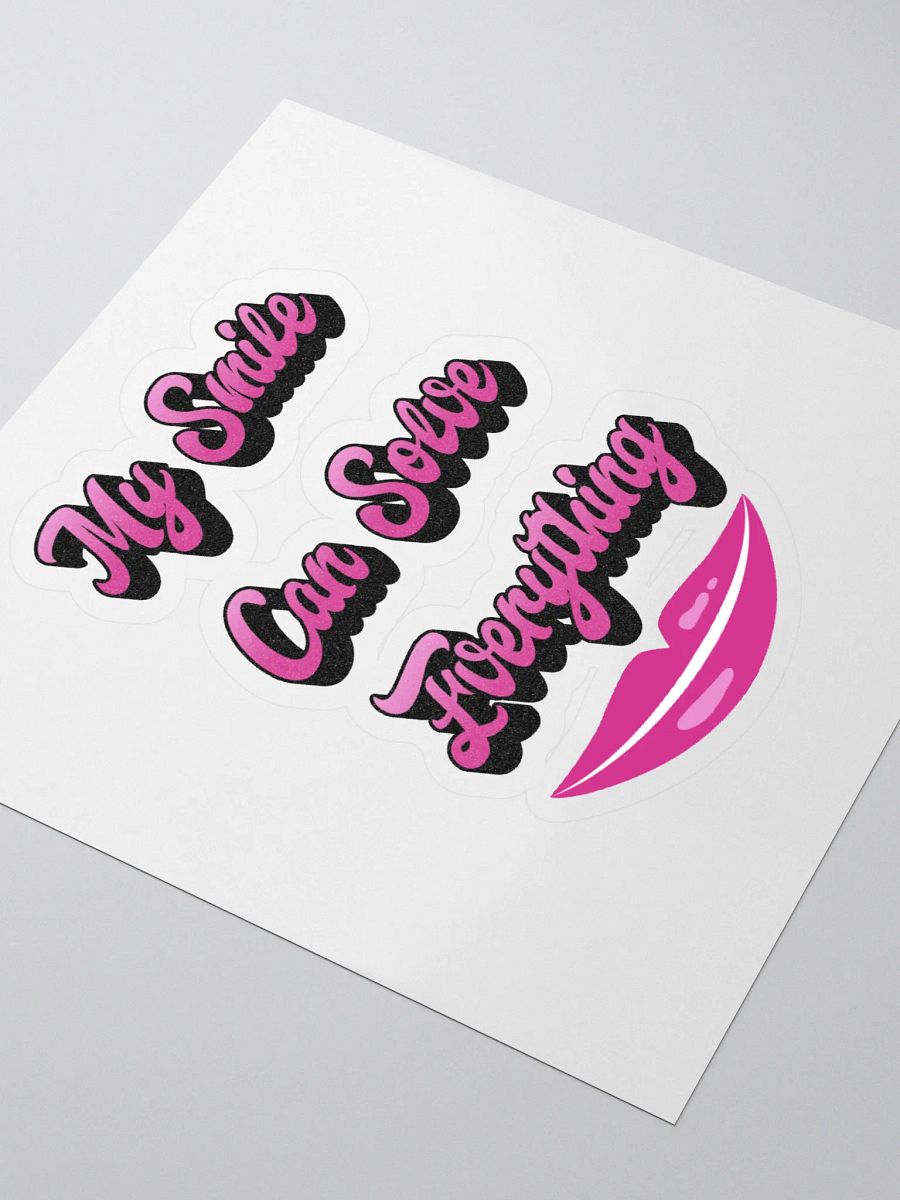 My Smile Can Solve Everything Sticker product image (3)