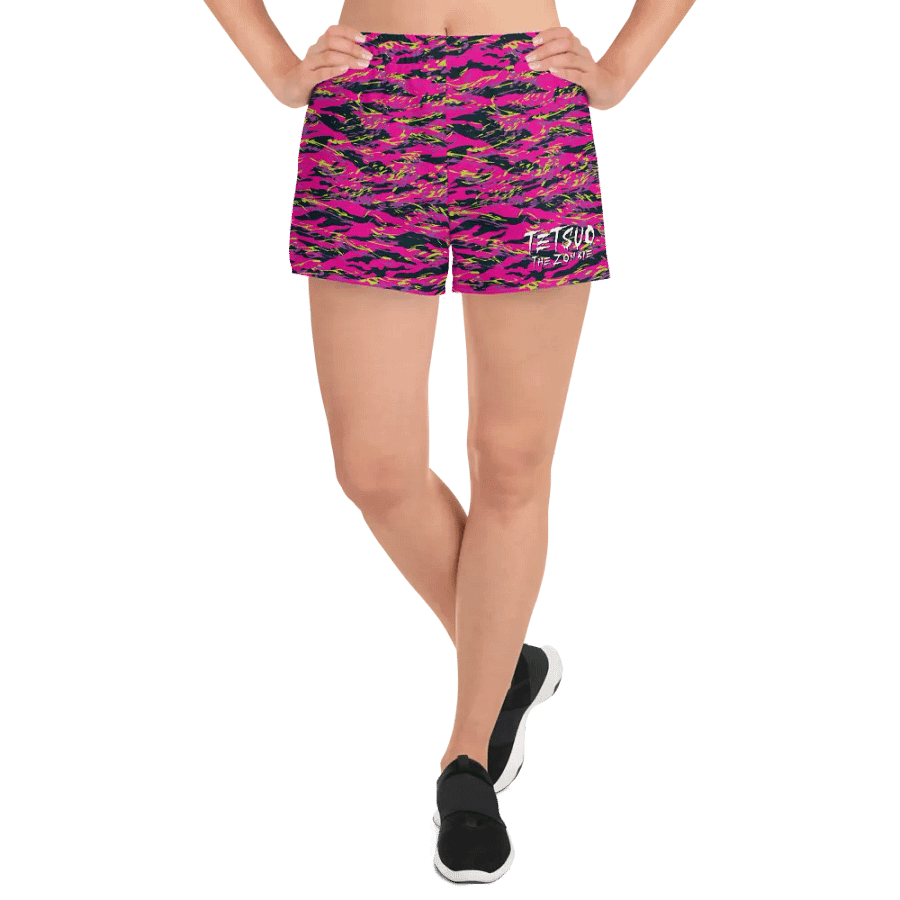 Pink Camo Gym Shorts product image (6)