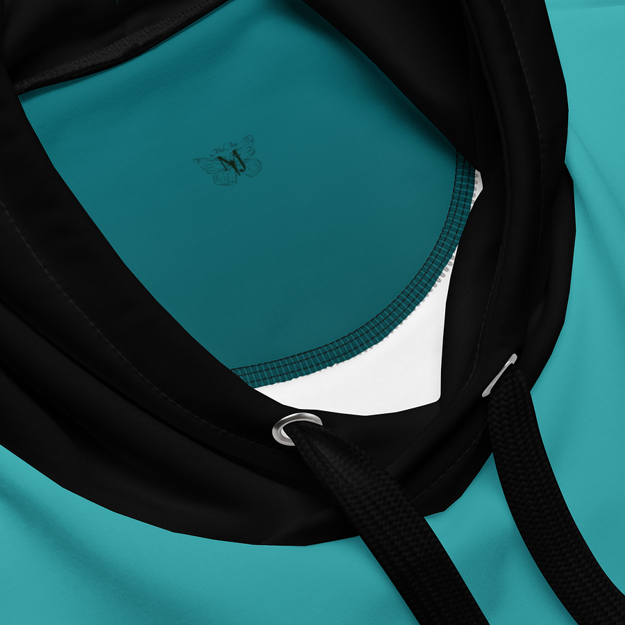Meljiro Cyan Gradient NLE Hoodie – Fresh Color, Fierce Energy product image (4)