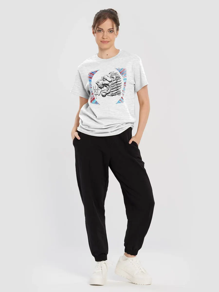 Roaring Lion and Trident Ancient Greek Art 2nd Century BC, T-Shirt product image (5)