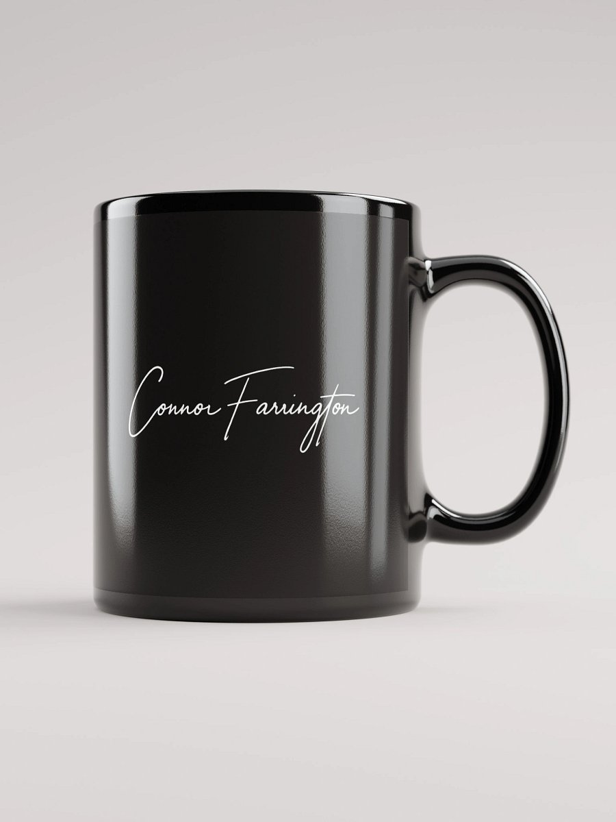 Pinky/Purple Wolf Black Glossy Mug product image (1)