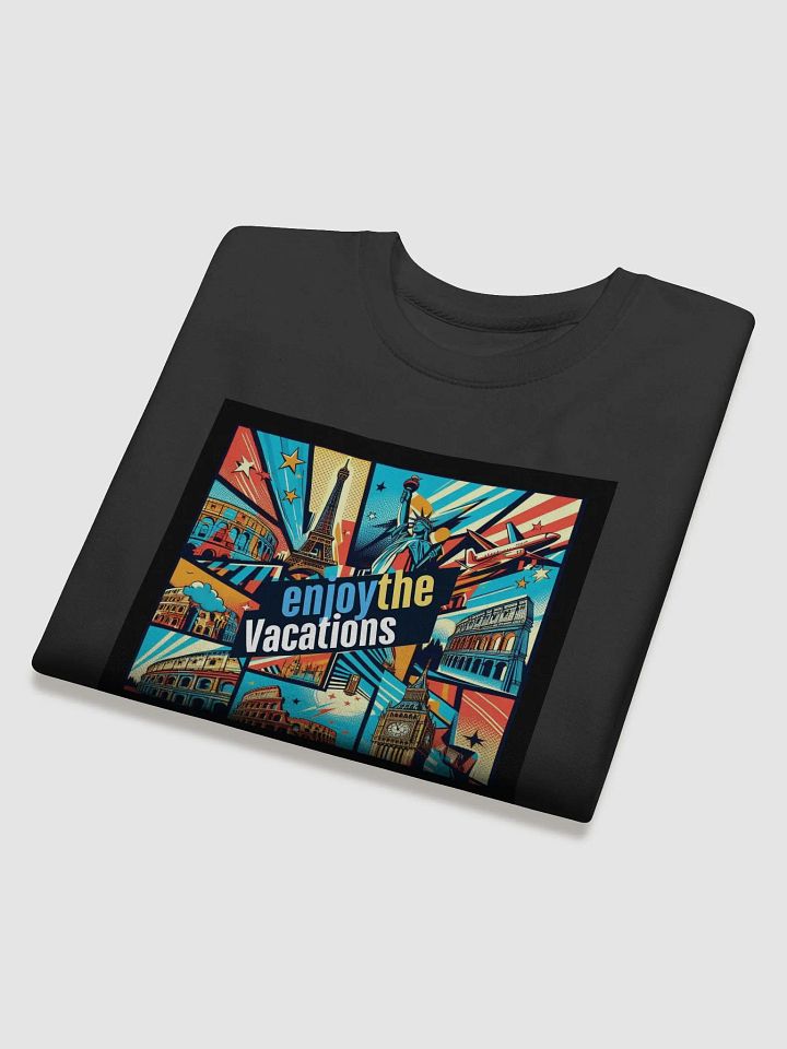 Cotton Heritage Premium Sweatshirt | AI Design explore the world product image (1)