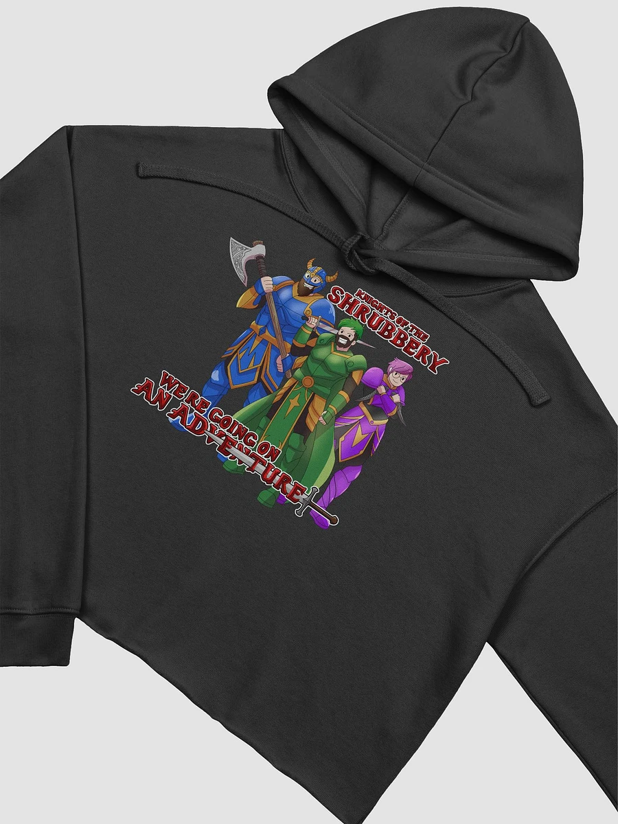 Knights Of The Shrubbery Crop Top Hoodie product image (9)