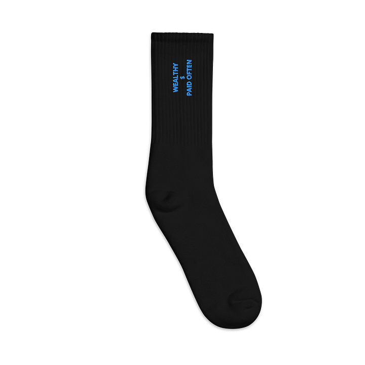 BLUE DIAMOND $ PAID OFTEN Crew Socks product image (2)