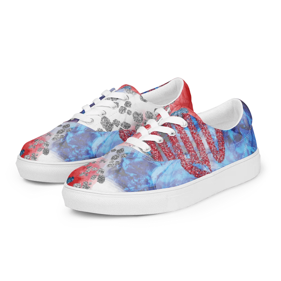 Womens Patriotic Laced Up Shoes product image (3)