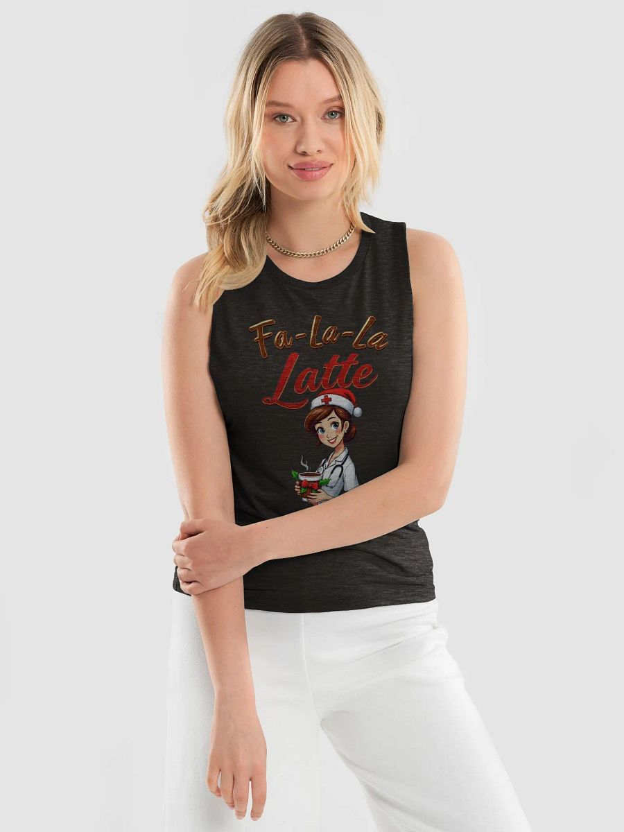 Fa-La-La Festive Nurse Muscle Tank product image (18)