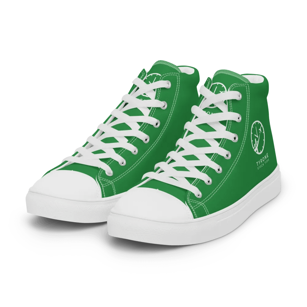 Green Classic White Logo Canvas High Tops product image (6)