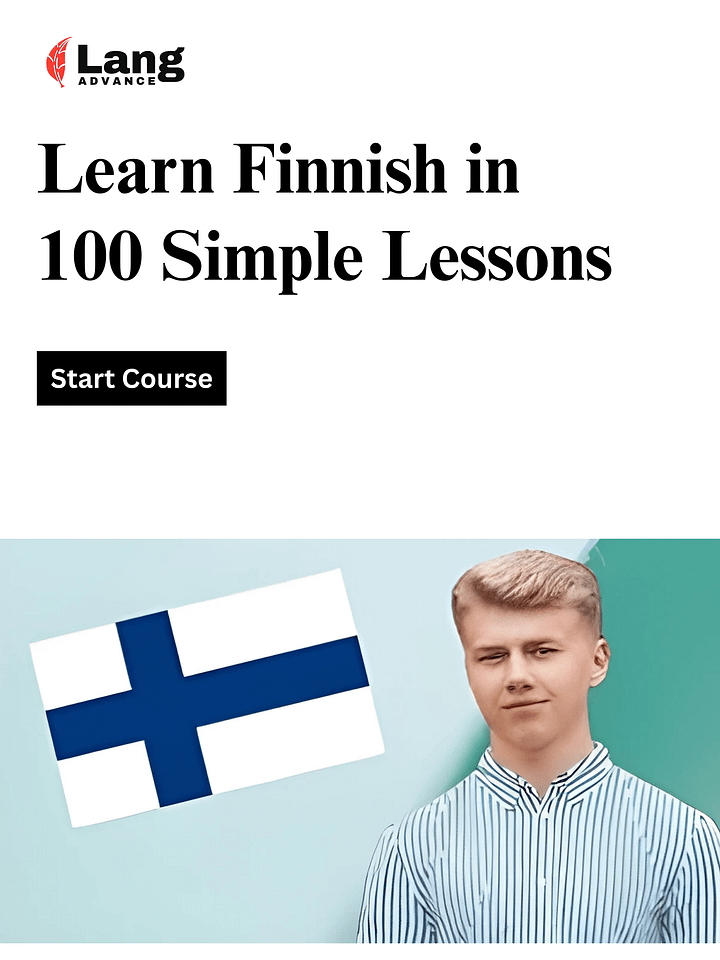 Learn Finnish for Beginners - Master Finnish in 100 Lessons product image (1)
