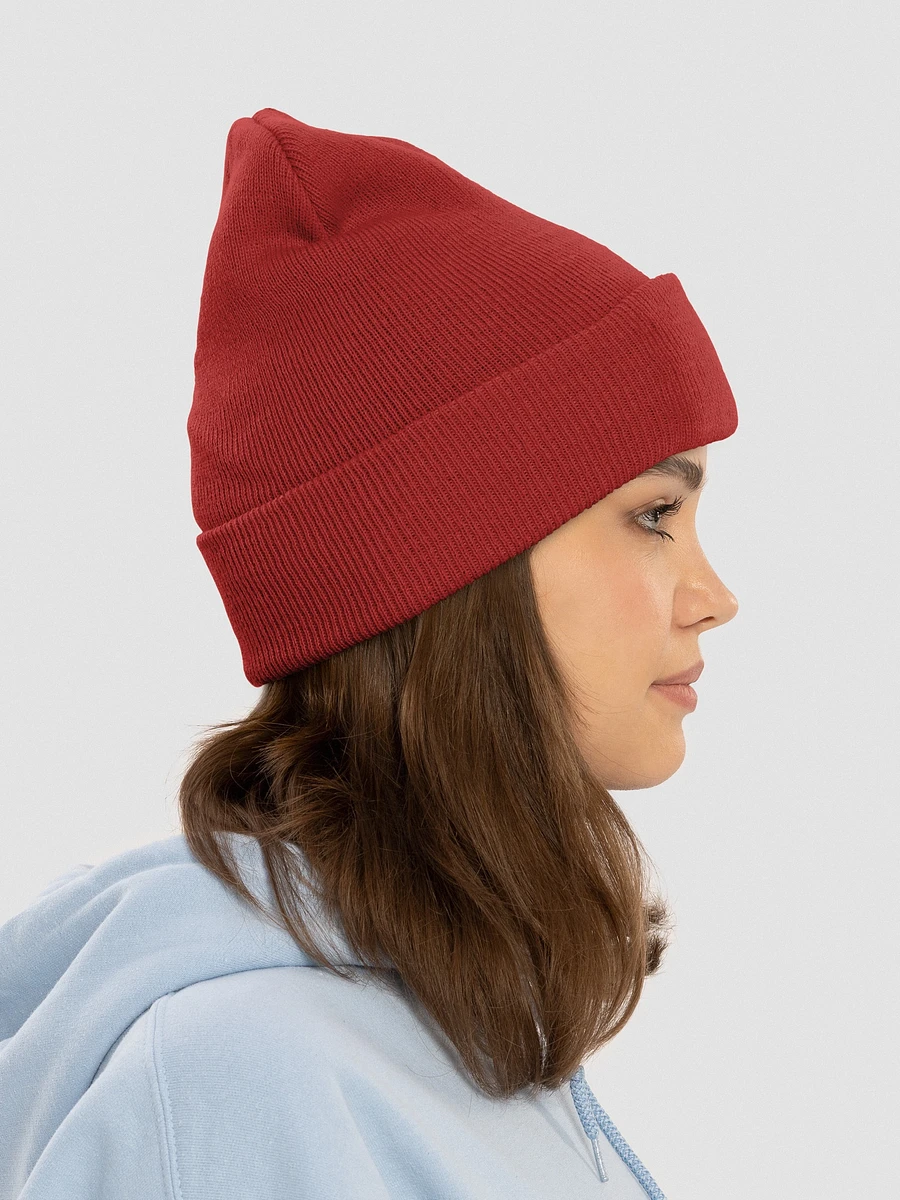 Cozy Red UnderMyCap Cuffed Beanie product image (5)
