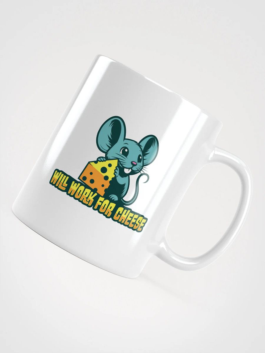 Will Work for Cheese – Funny Mouse Coffee Mug product image (4)
