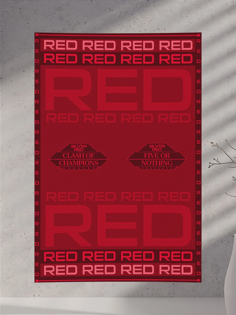SILVER VS RED - ALL IN RED (poster) product image (5)