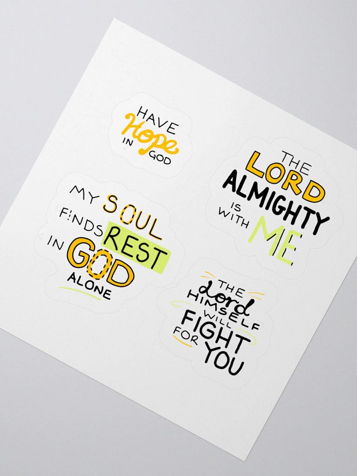 Faith-based Affirmations Sticker Set product image (4)