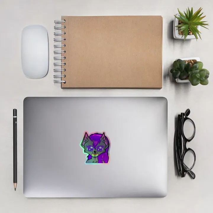 celestial fox sticker product image (2)